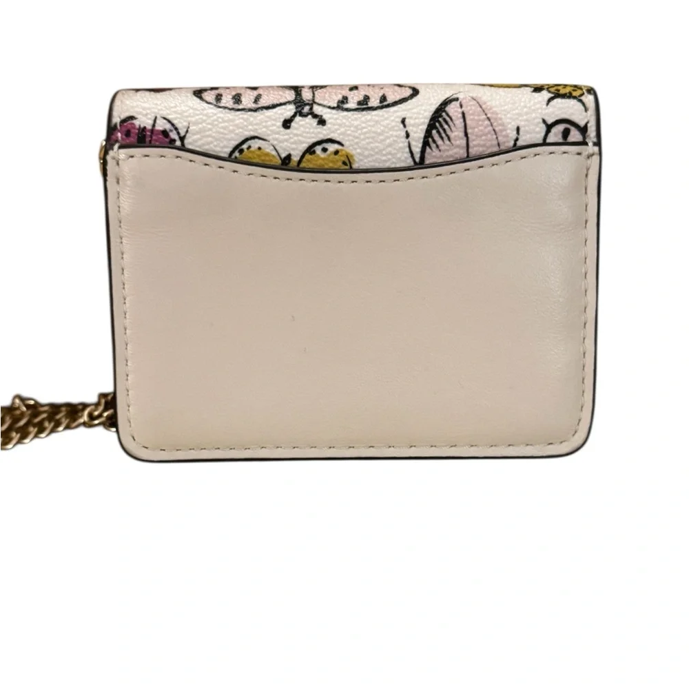 Coach Mini Chain Wallet • Rare Creature Print • Like New • Chain Strap - Picture 2 of 6